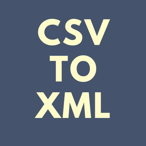 CSV To XML Converter Online